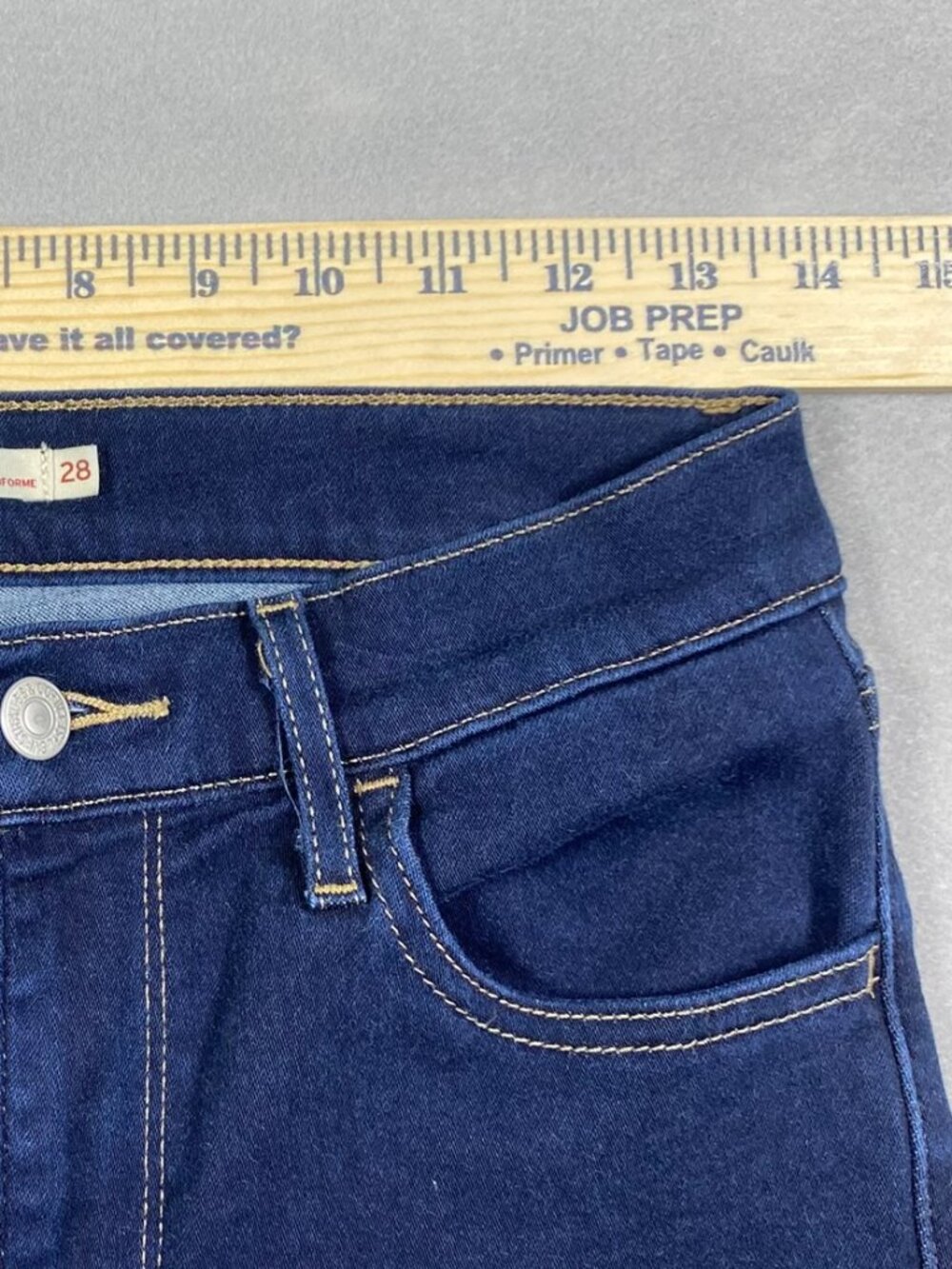 Levi's 720 High Rise Super Skinny Jeans Dark Wash 52797-0015 Womens Size 28x30 - Picture 12 of 15